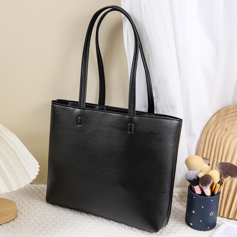 One-piece drop-shipping tote bag for women, large capacity, simple large bag, commuter bag, handbag, women's bag, casual and versatile shoulder bag