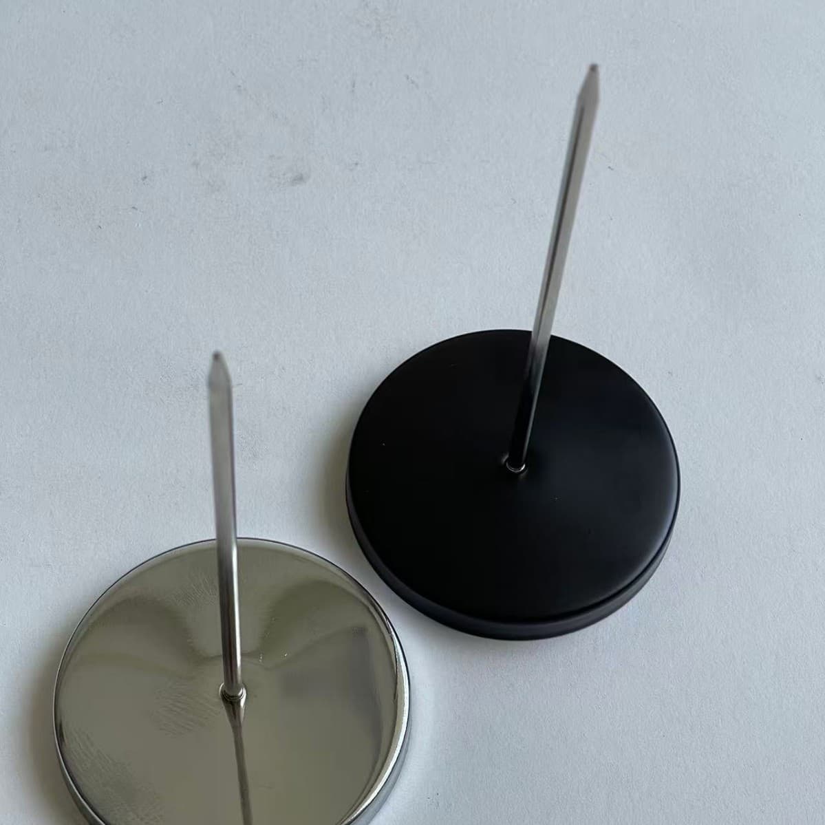 Bill and Menu Holder, Voucher and Document Fork, Kitchen Takeout Clip, Stainless Steel Ticket Pin for Inserting Papers