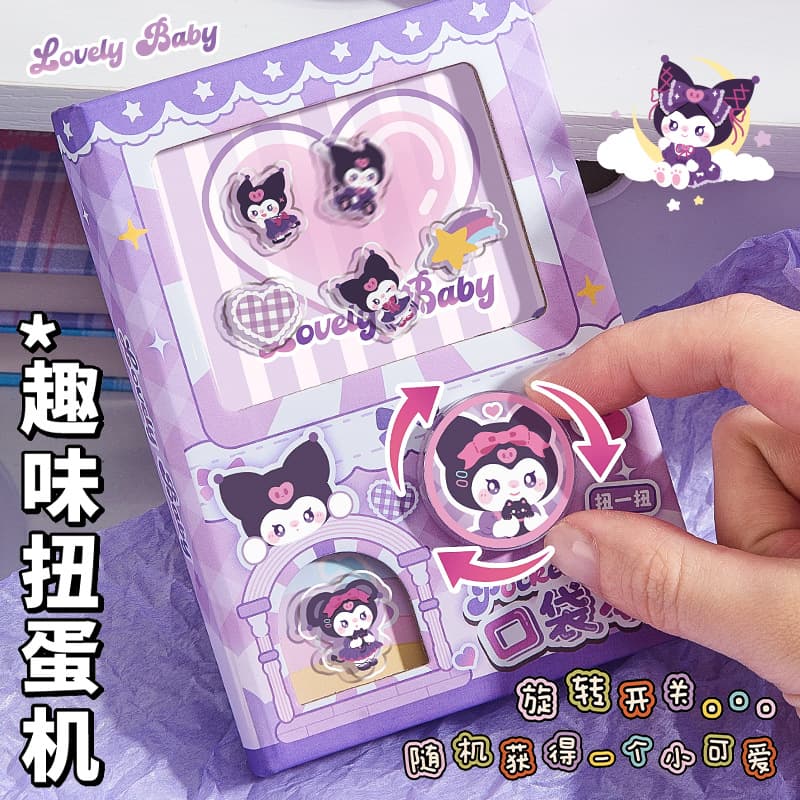 Creative Notebook Capsule Toy Notebook Small Mechanism Notebook Student Thickened Notepad Cute Pocket Notebook Wholesale Dropshipping Supported