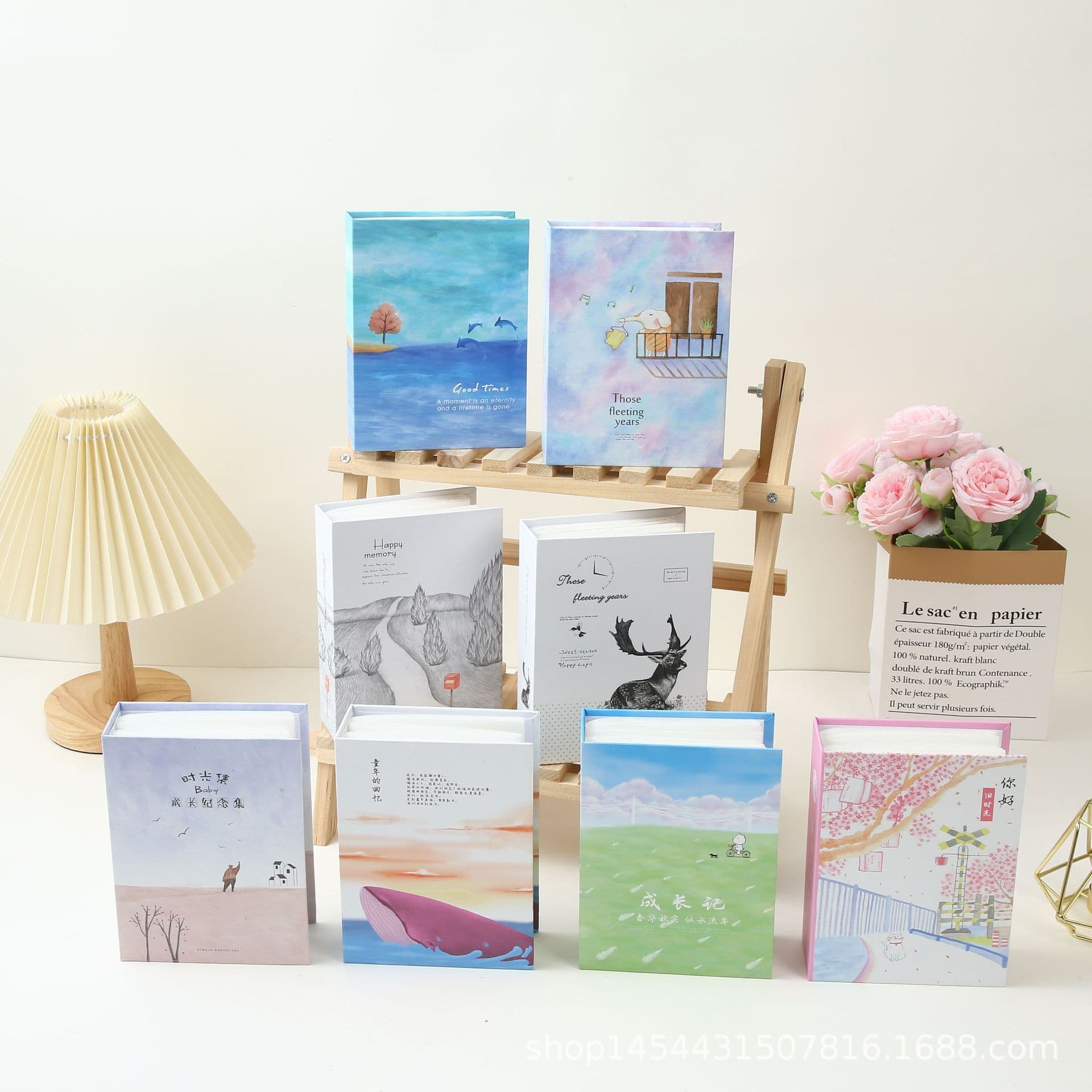 Large 6-inch 100-piece 6-style Cartoon Children's Album Pp Inner Pages Insertable Style Various Designs For Kids