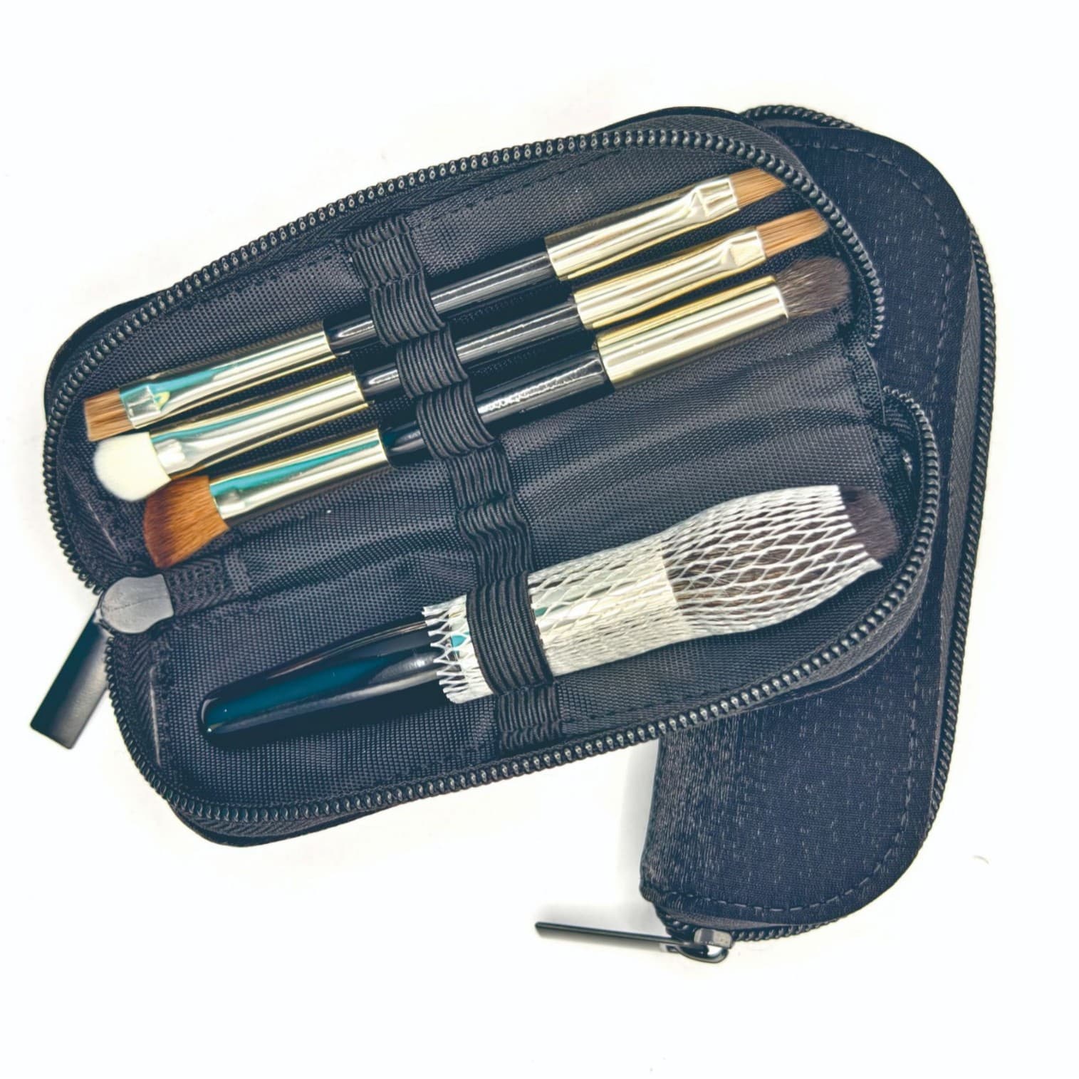Custom Polyester Leather Cosmetic Bag Pencil Case Zipper Pouch Hot Selling Women's Bag Wholesale Makeup Brush Organizer Ladies Purse