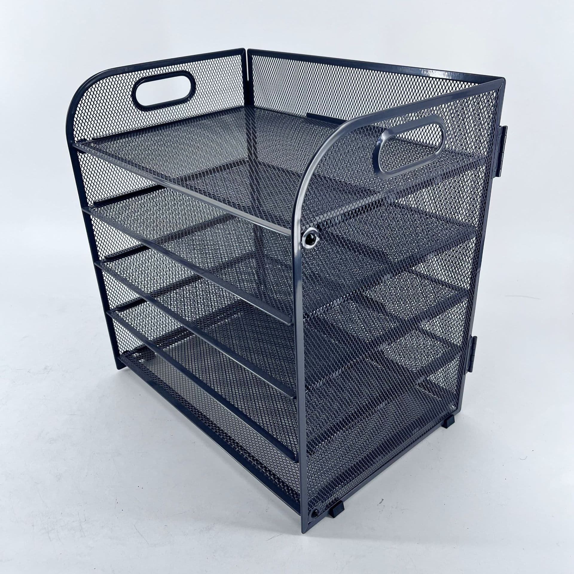 Office desktop storage rack, file rack, living room and bedroom storage rack, wrought iron file storage rack wholesale