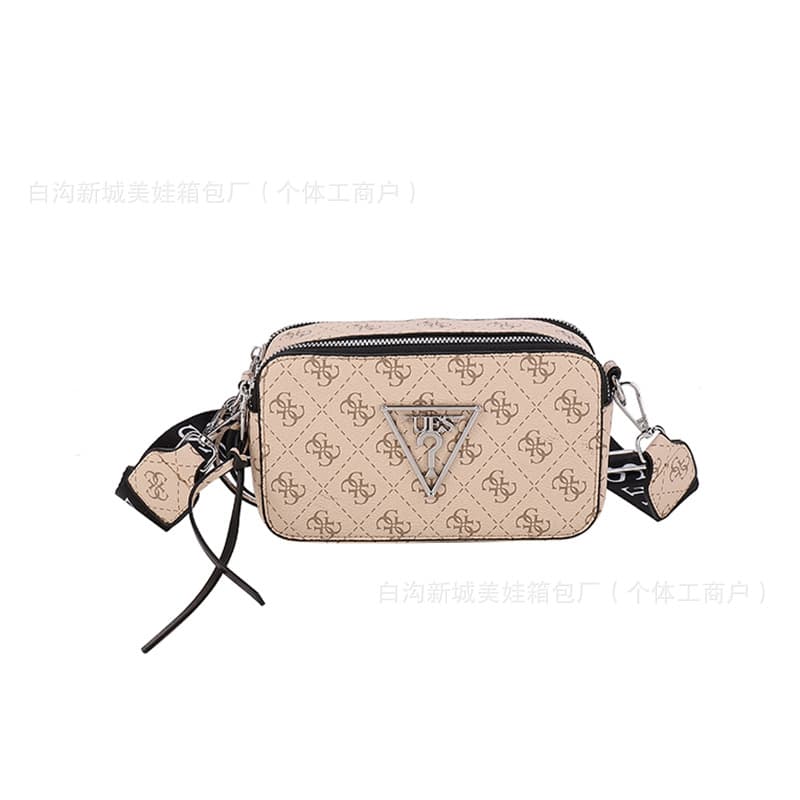 European and American Light Luxury Fashion Hot Selling Women's Small Square Bag 2025 Cross-Border New Monogram Letter Diagonal Camera Bag for Women