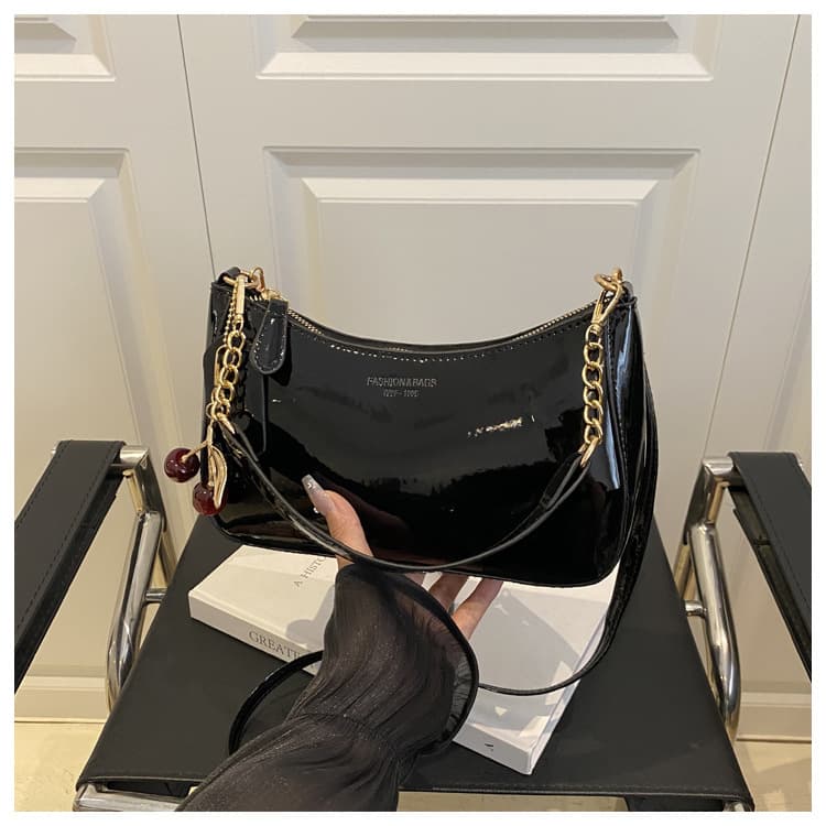 2025 Large Capacity New Trendy Chic Solid Color Fashionable Textured Women's Shoulder Handbag Tote Underarm Bag