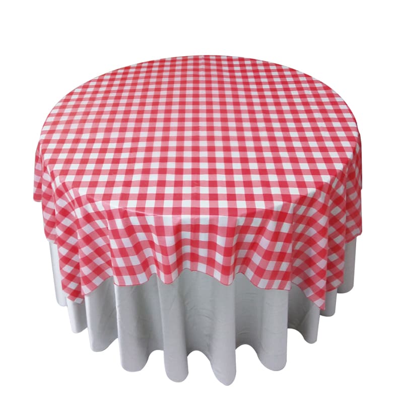 Disposable Tablecloth Round Table Plastic Printed Table Cover Thickened Rectangular Home and Commercial Use Restaurant Tablecloth