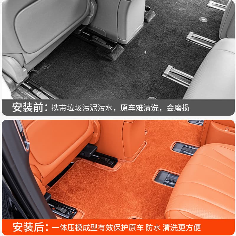 Suitable for Wenjie M8 Weiwei 360 Fully Surrounded Double-Layer Floor Mats, Accessible Luxury Soft-Packed Carpets, Interior Supplies and Accessories