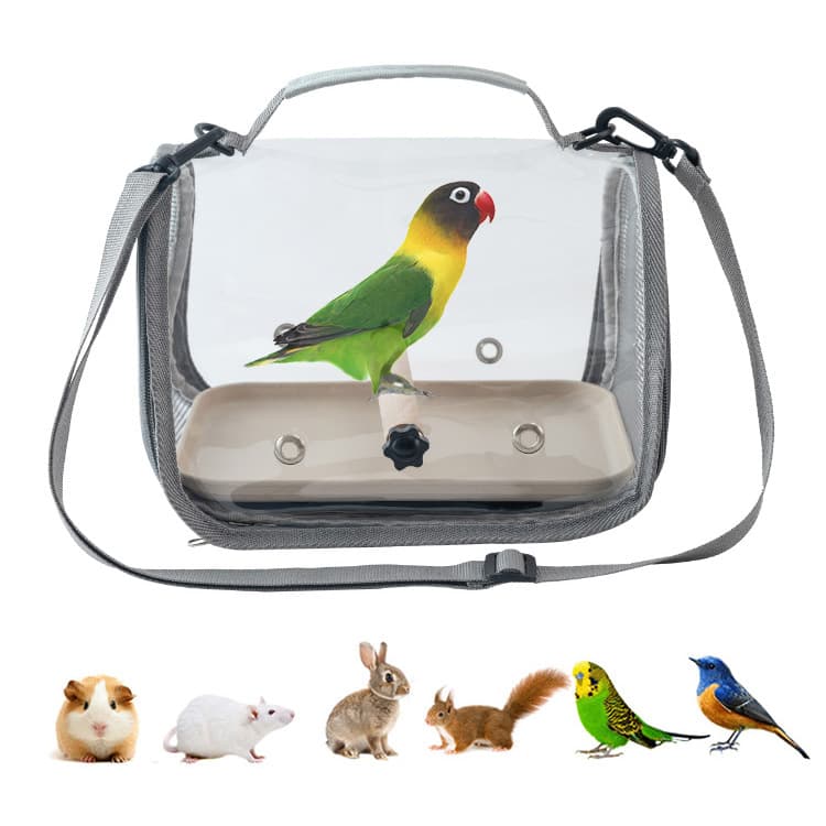 Parrot take-out bag, pigeon lizard take-out bag, bird cage, small hamster, black phoenix, portable bird bag, small pet supplies