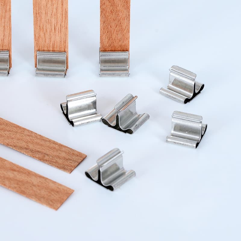 [Weike] Cross-border supply wooden wicks for scented candles, flat wooden wicks, cup candle wooden wicks, factory wholesale