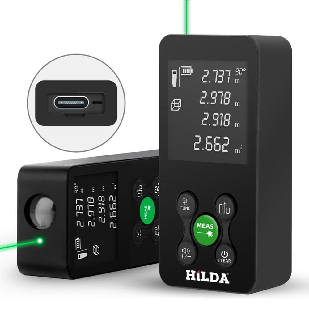 Laser Rangefinder Infrared Rangefinder High Precision Measuring Instrument Laser Ruler Electronic Ruler