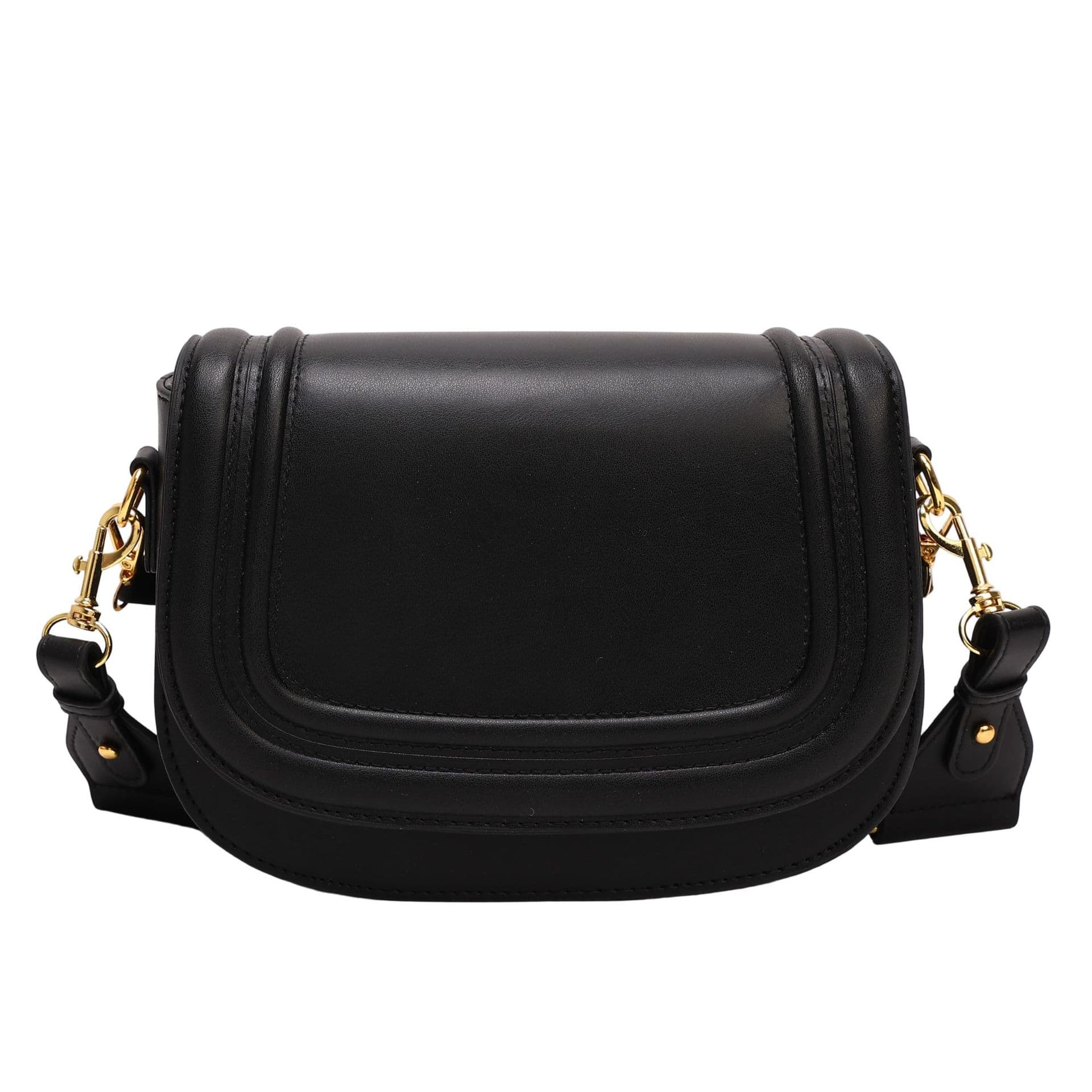 Cross-border Retro Saddle Bag for Women, Niche Design, Premium Feel, Fashionable Shoulder Bag, Large Capacity Commuter Crossbody Bag