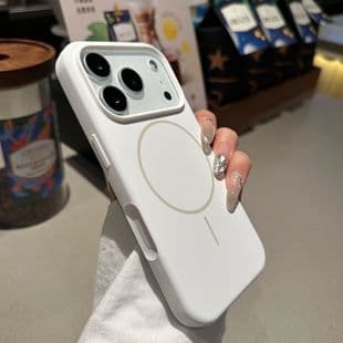 iPhone 17 Pro Max Liquid Silicone AI Integrated Photo Button Phone Case Compatible with Apple 16 Case 15
