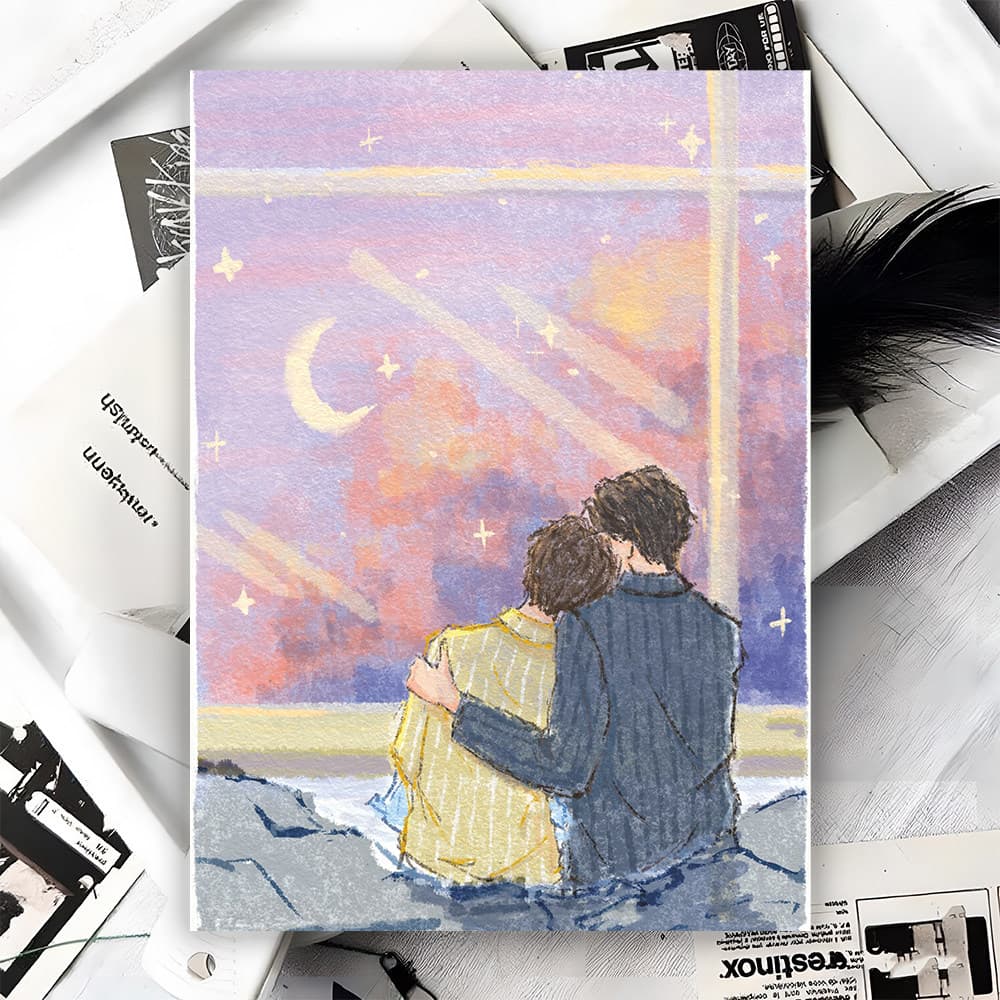 24 Ray-Ban illustrations of Xiaoka double color painting illustrations, Xiaoka fan peripheral materials DIY mobile phone