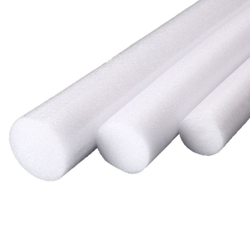 Multi-spec EPE pearl cotton rod, white solid, minimalist packaging filling supplies, waterproof, heat-insulating, shockproof foam rod
