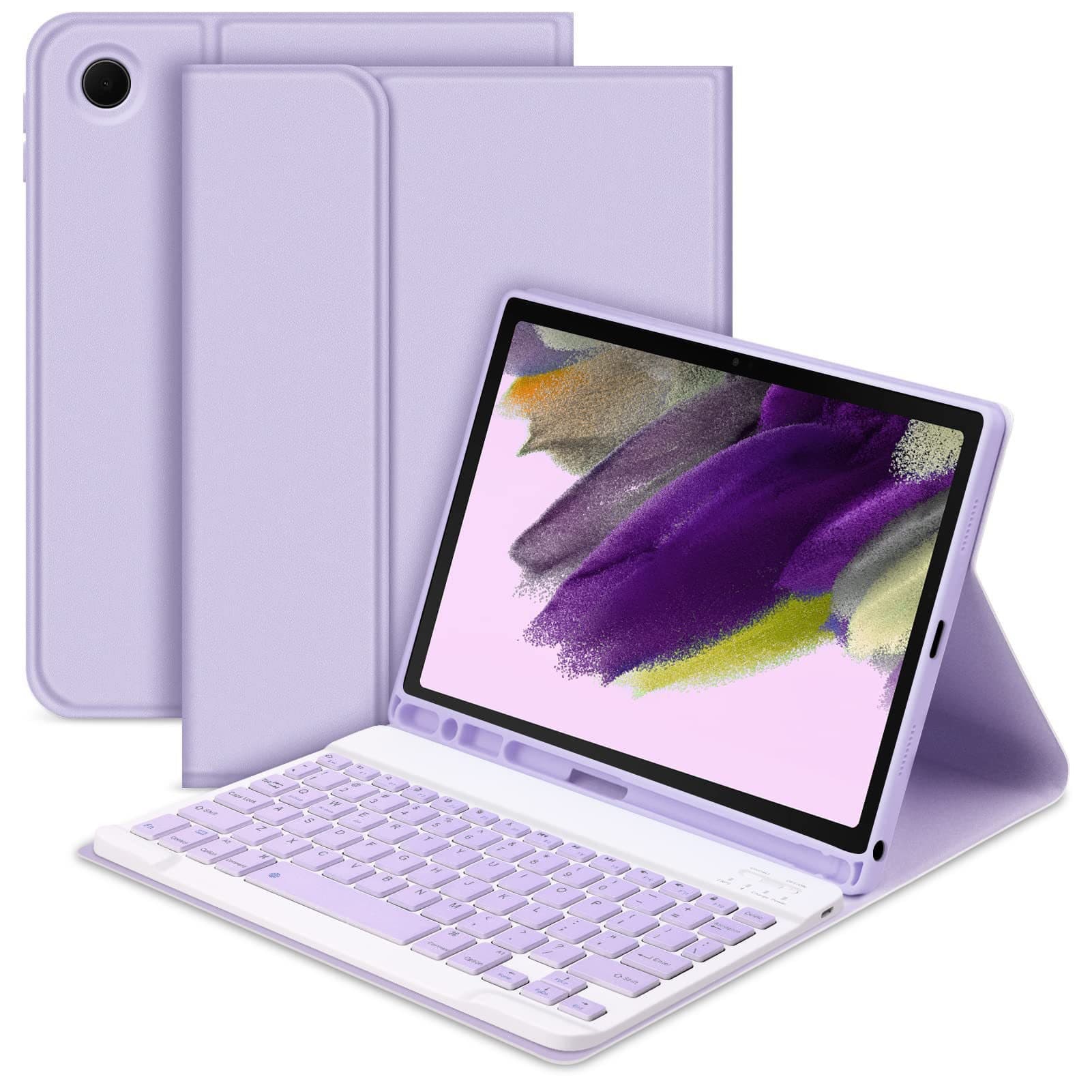 Suitable for A9+Plus Bluetooth Keyboard Protective Case Samsung Tab A11 8.7 Protective Case Taba11Plus Keyboard