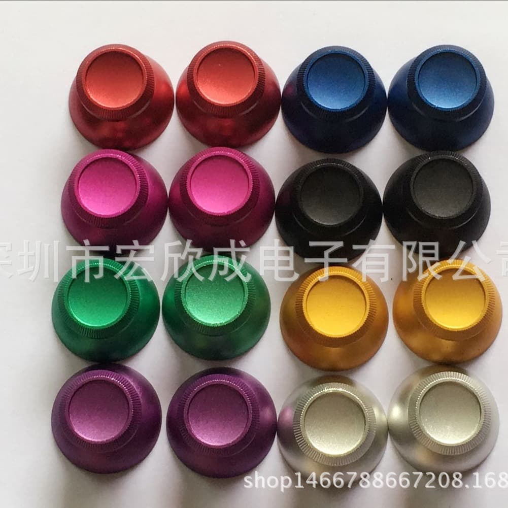 Wholesale High-Quality PS4 Mushroom Head/XBOX ONE Sandblasted Universal Gaming Metal Mushroom Head, PS5 Metal Caps