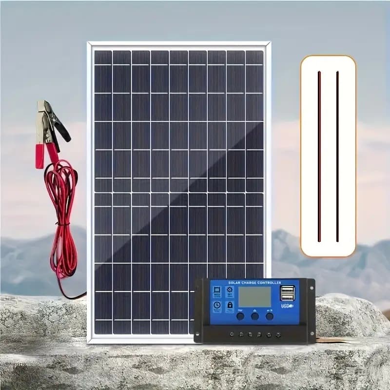 Flexible Solar Panel Outdoor Surveillance Chicken Coop Car Charging Panel Solar Photovoltaic Module Controller Power Generation