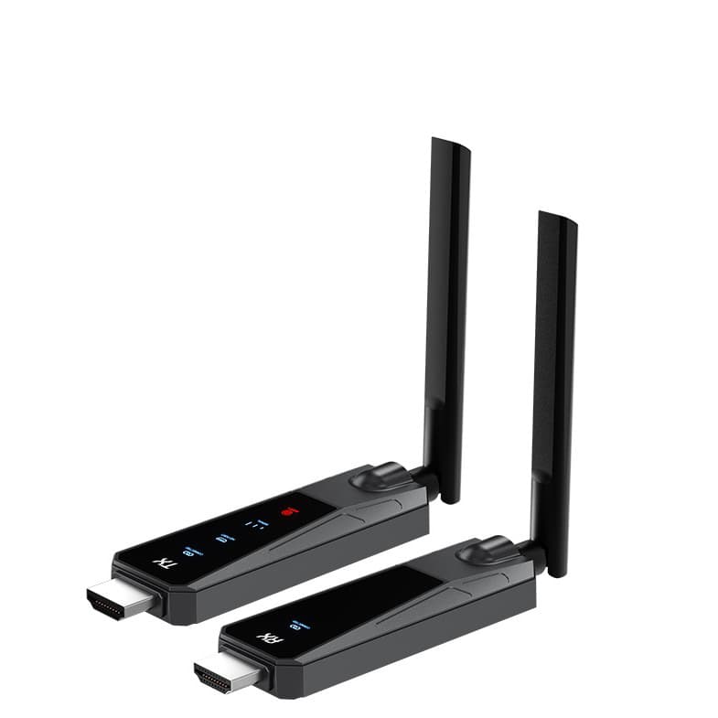 1080P HDMI Wireless Transmitter and Receiver 100M Point-to-Point Screen Mirroring Portable Wireless Extender