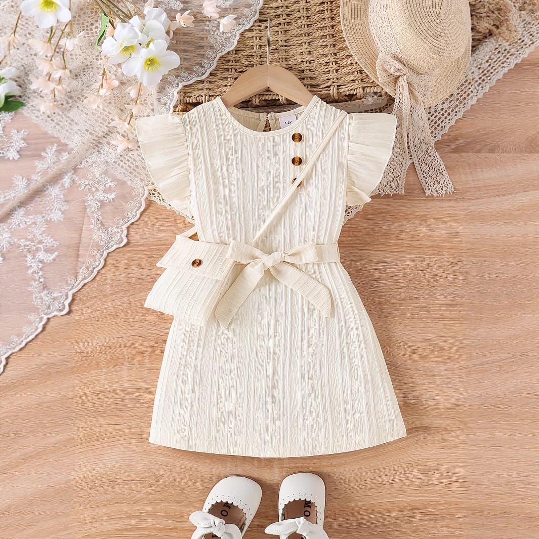 Girls' pure cotton dress summer party dress for children