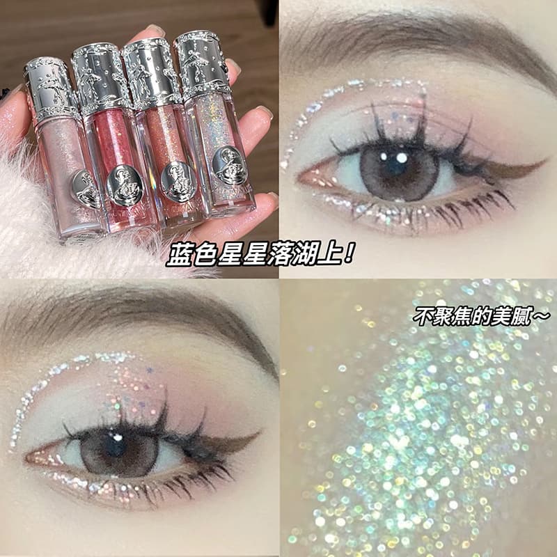 ART VALUE Liquid Eyeshadow Shimmer Highlight Liquid Glitter Pearl Brightening Under-Eye Pen Teardrop Single Color Eyeshadow Liquid