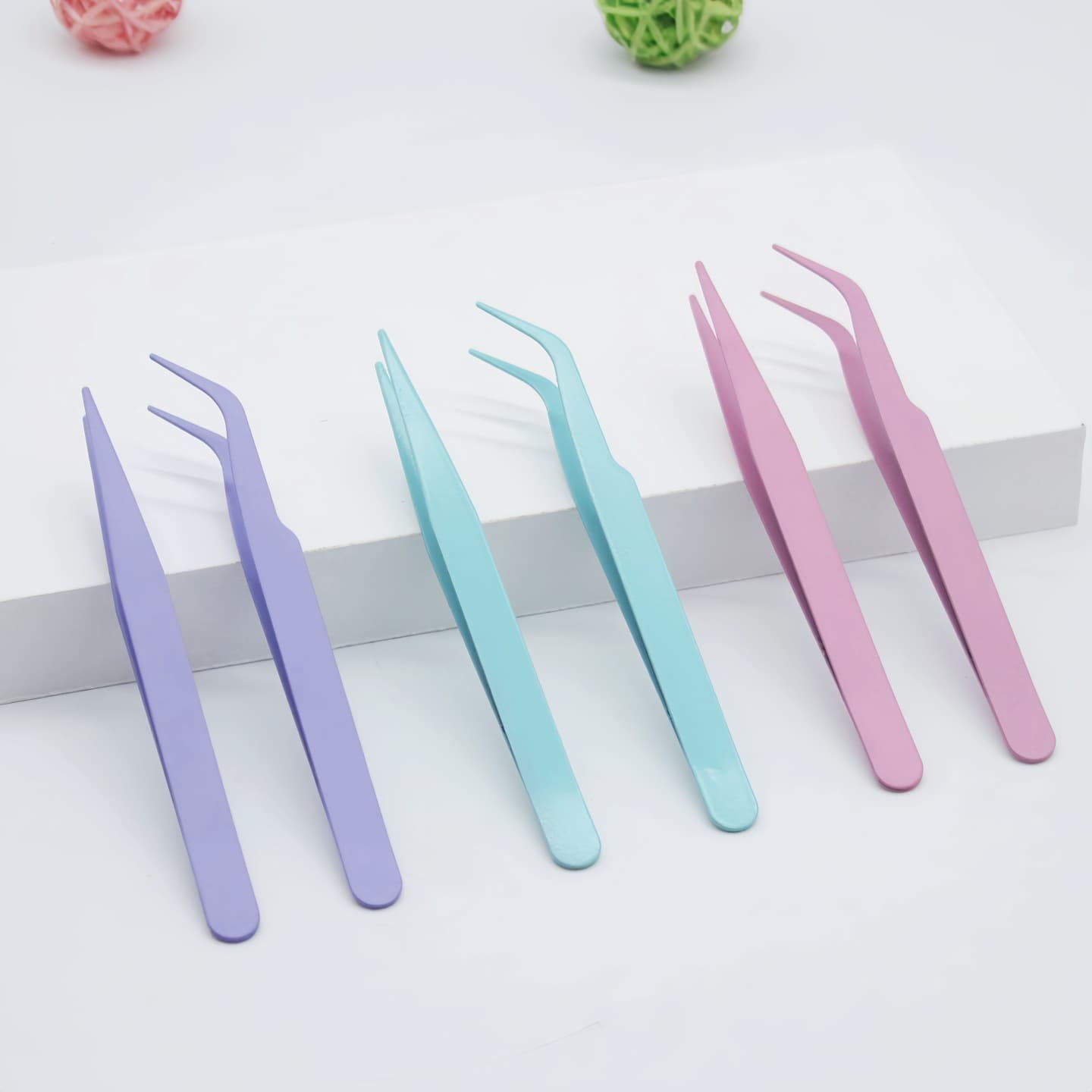 0.7mm Thick Gold Feather Fully Spray-Plated Tweezers for Cute Handmade Sticker Scrapbooking, Macaron Tool Scrapbooking