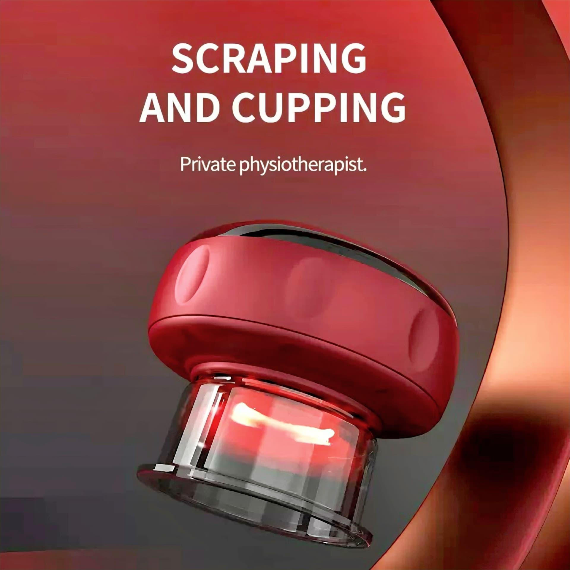 Cross-border trade intelligent vacuum cupping and scraping instrument, electric heating meridian dredging massage instrument, suction device