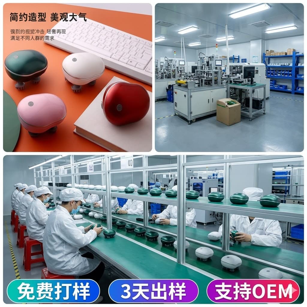OEM Head Massager Electric Head Massager Automatic Kneading ODM Customization