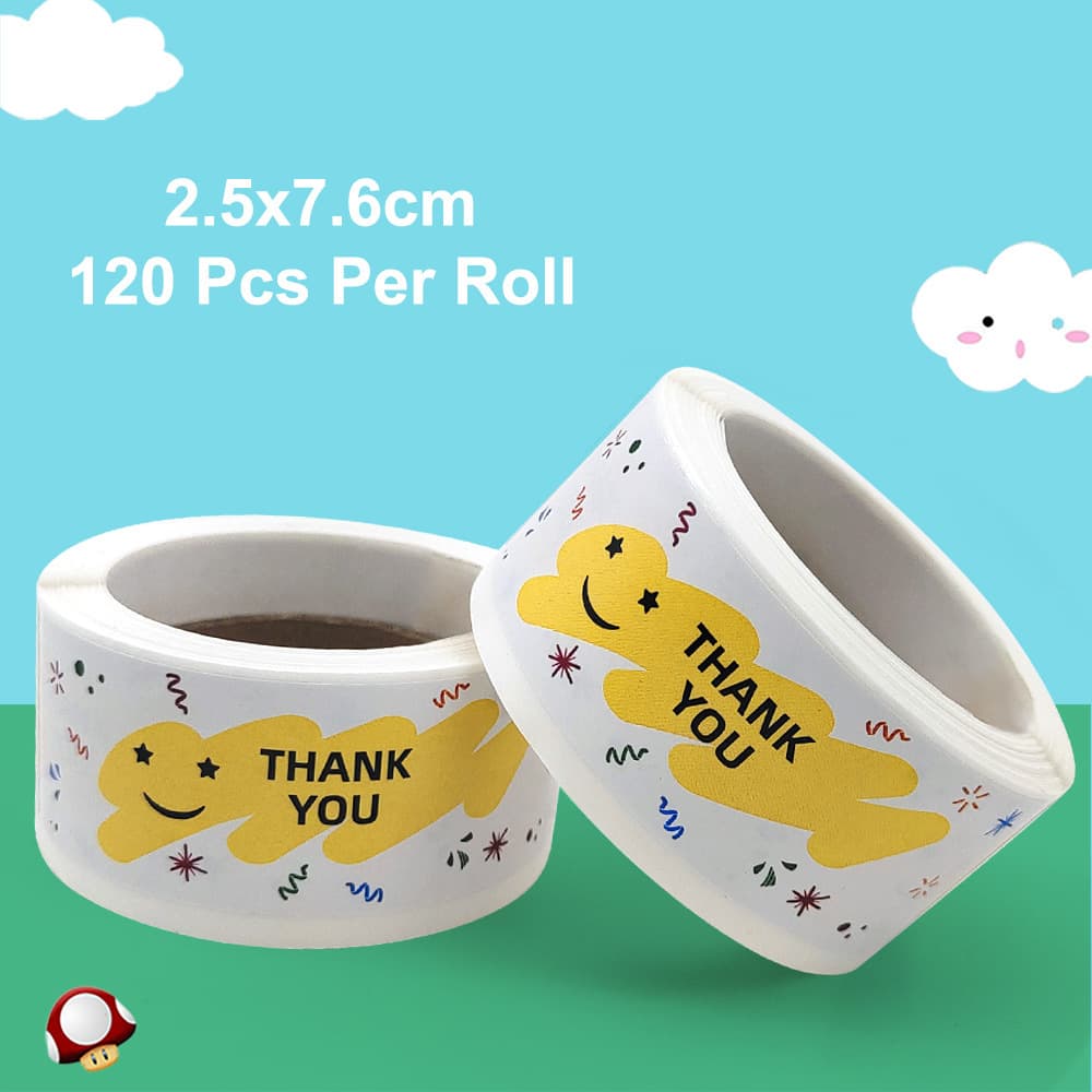 Wholesale thank you handmade crafts, holiday gifts, gift decoration stickers, stickers, sealing stickers