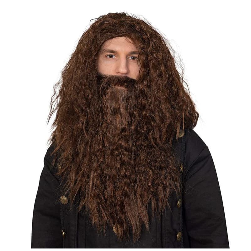 Hobbit Lord of the Rings Gandalf Santa Claus Wig Avengers Fat Thor Cosplay Wig Beard