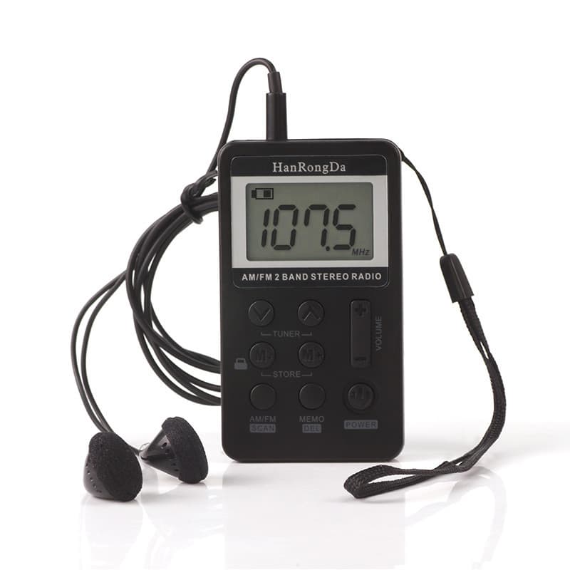 FM/AM Digital Display Radio, Portable Lithium Battery Rechargeable Radio, USB Interface, Senior Radio