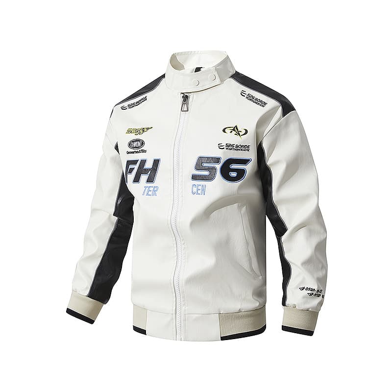 Trendy Men's PU Leather Jacket Spring/Fall Street Pilot Motorcycle Coat Fashion Top Cool Casual Blazer Plus Size