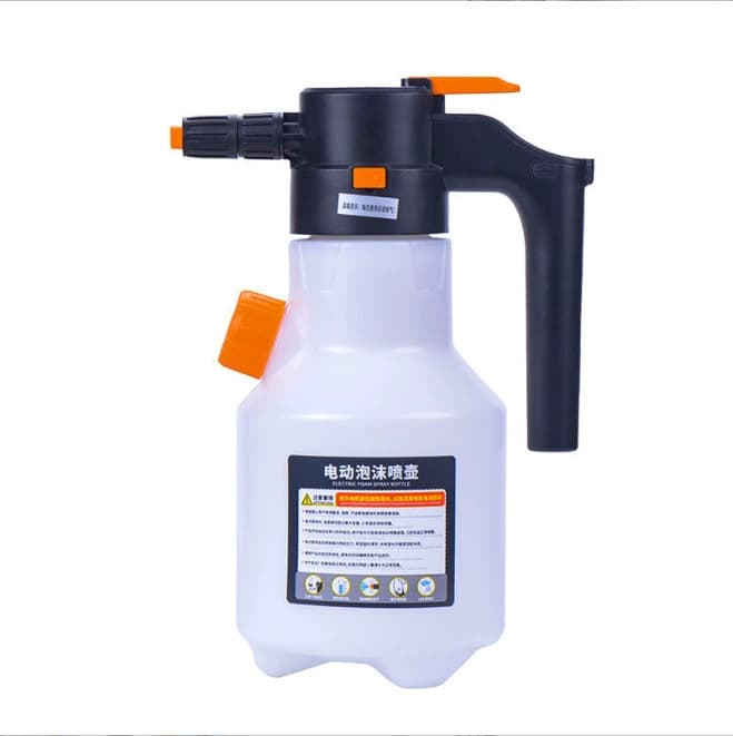 Electric Car Wash Foam Sprayer, Household Car Wash Foam Maker, High Pressure PA Foam Cannon Tool Kit with Booster and Pressurization