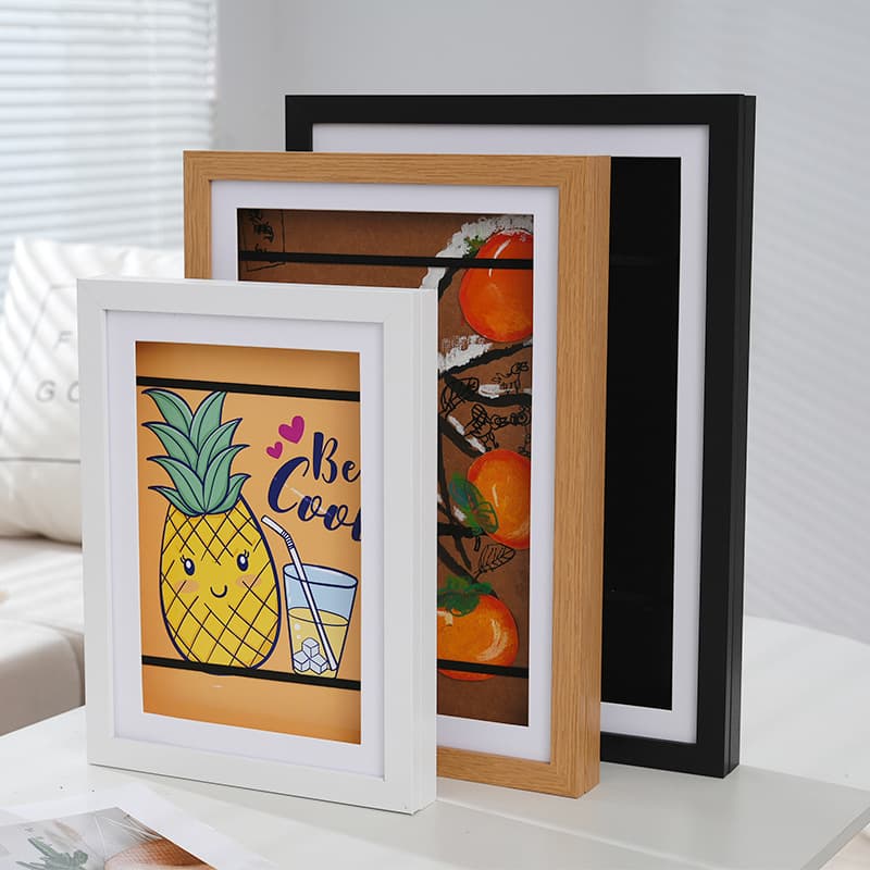 Travel photo commemorative photo frame wooden art painting display frame desktop decoration photo frame medal storage photo frame table