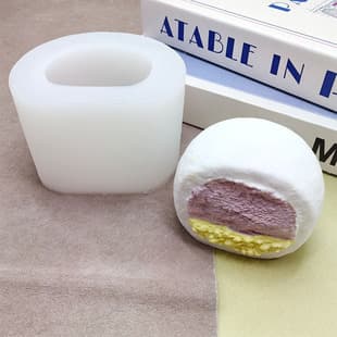 Red Bean Matcha Mochi Silicone Mold, DIY Mousse Bread Baking Mold, Handmade Food Play Squeeze Mold