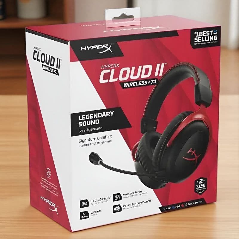 Extremely unknown HyperX head-mounted Hurricane 2 game 7.1 sound card noise reduction gaming headset wired earmuff type