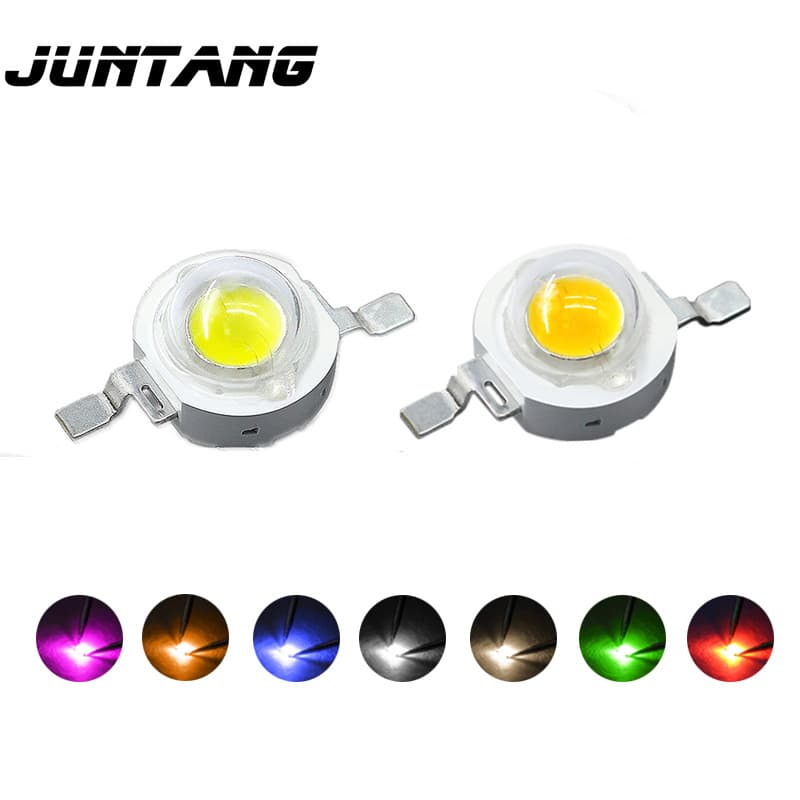 3W high-power LED bead imitation Lumileds 1W/5W white high-brightness red/green/blue/yellow/purple/infrared in stock