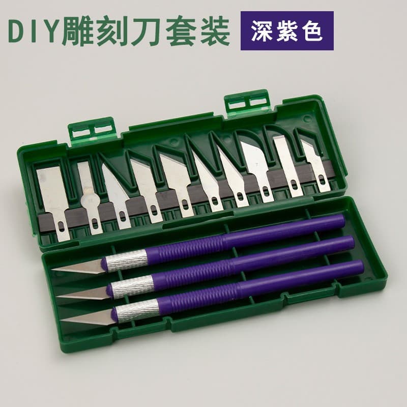 Tang's 13-piece carving knife set, utility knife, model knife, rubber stamp carving knife, paper-cut handmade carved knife