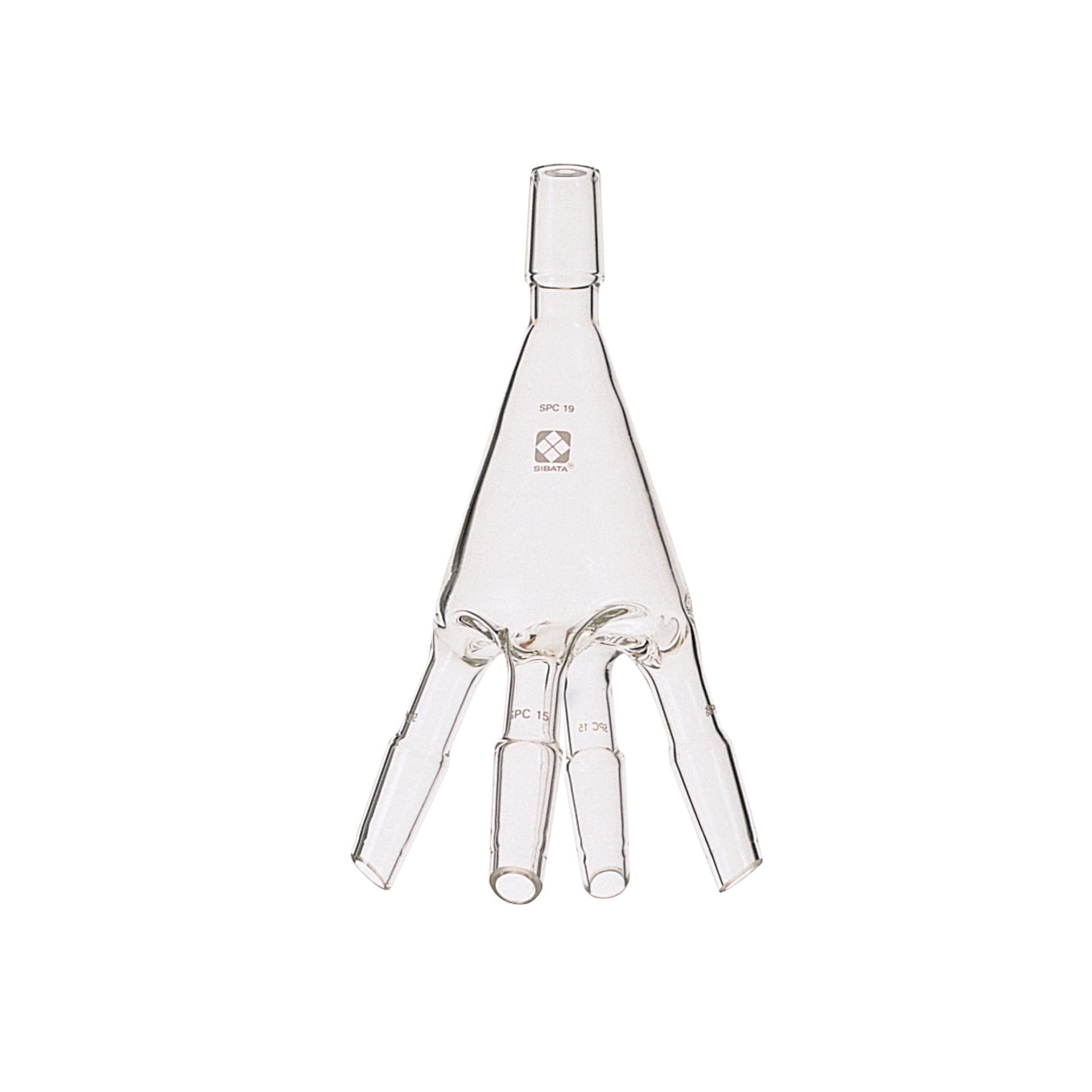 SIBATA Shibata Science 030860-1915 SPC 4 Outlet Distillation Adapter 19-15