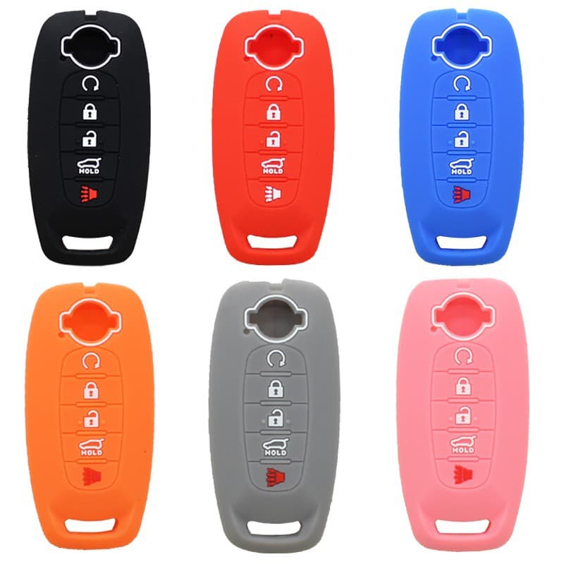 Silicone Key Case for 2023 New Nissan Teana Key, Compatible with Nissan Sylphy, Bluebird, Ariya