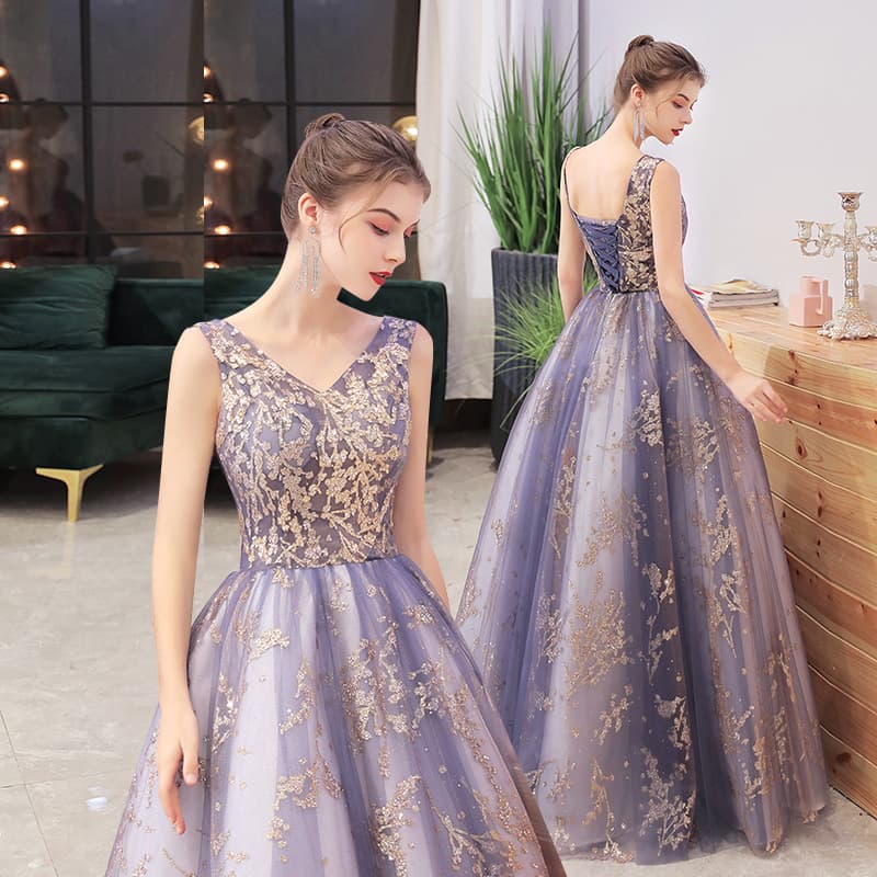 Evening Dress Women 2026 New Student Performance Dress Host Vocal Music Art Exam Solo Puffy Skirt Long Dress