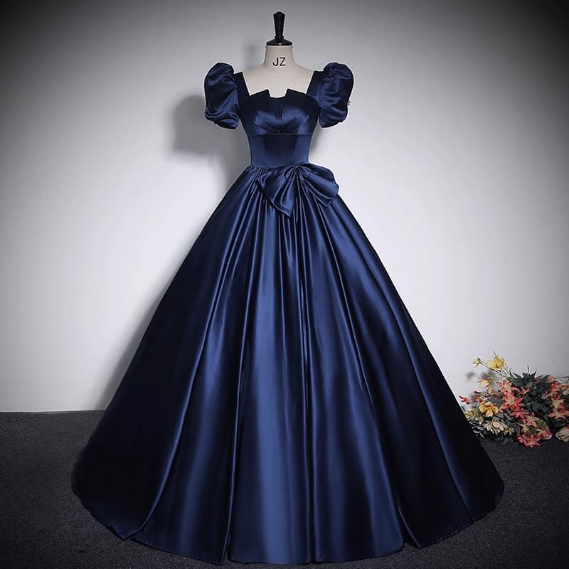 Evening dress female show host banquet temperament student vocal arts test catwalk annual meeting princess dress slimming