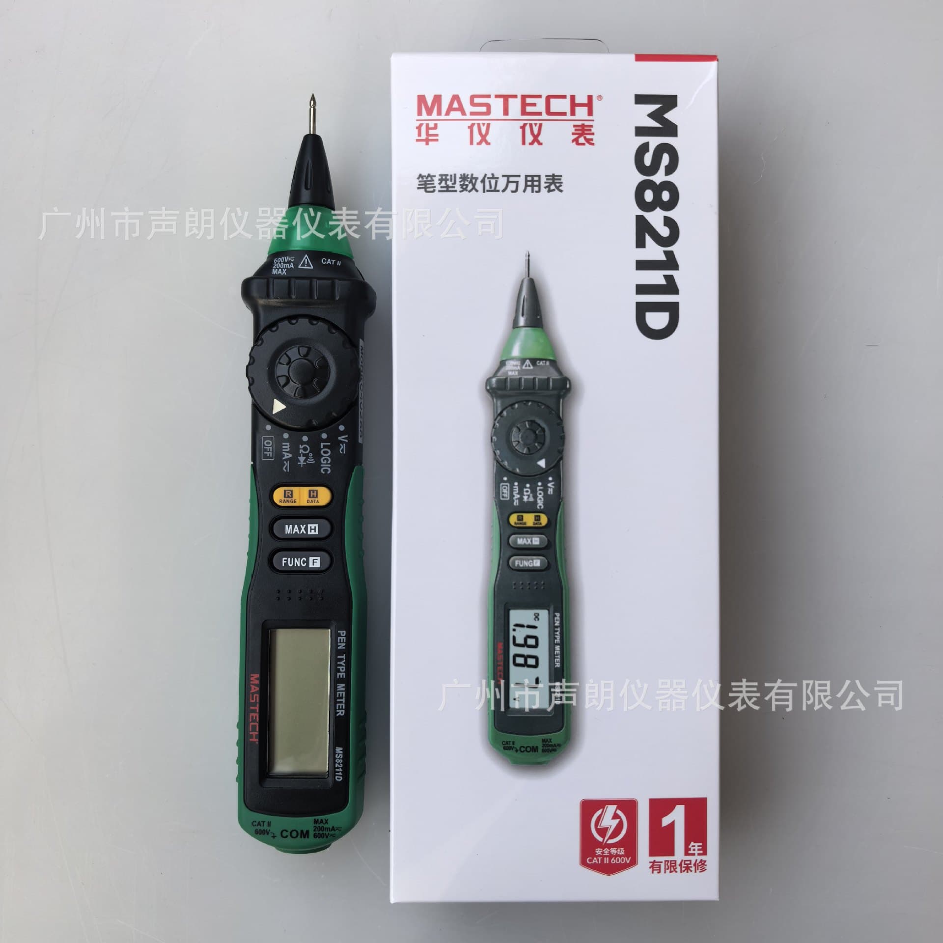 MASTECH MS8211D Digital Pen Multimeter Pocket-Sized Portable Digital Multimeter
