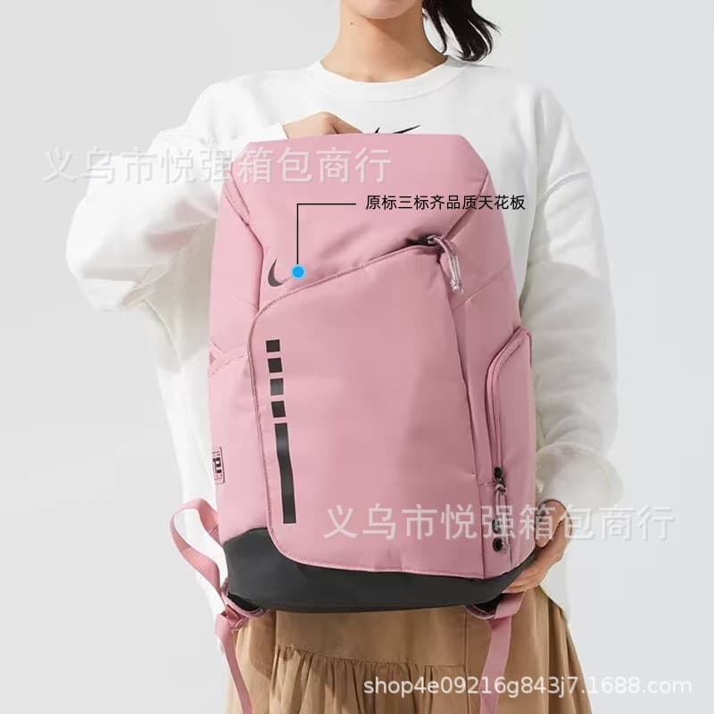 Unisex Sports Casual Backpack DX9786-699 Elite Air Cushion Student Schoolbag Travel Backpack Basketball Bag