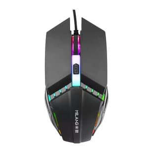 Milang M5 Wired USB Glowing Gaming Mouse, Home Office Mouse for Desktop and Laptop