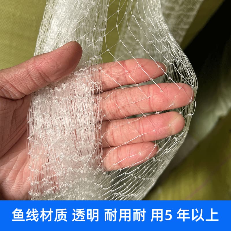 1 cm 1.0 Mesh Bird Net Bird Prevention Cherry Nylon Net Orchard Greenhouse Grape Loach Pear Tree Fruit Tree Breeding