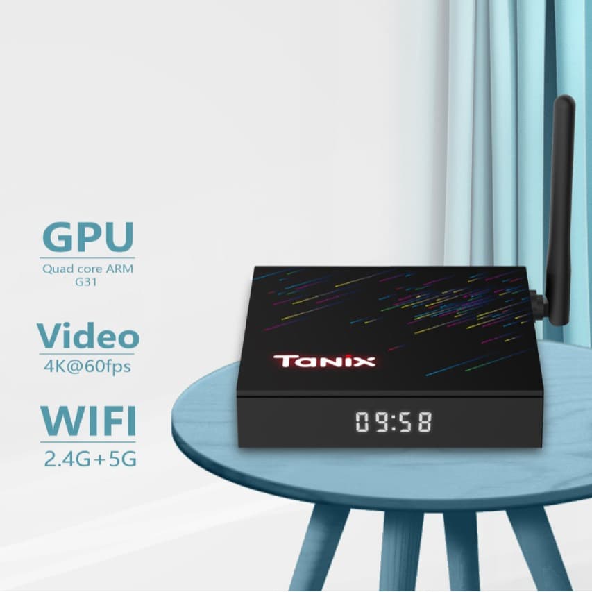 Tanix TX68 Smart TV Box TV BOX H618 Android 12 WiFi TV Box