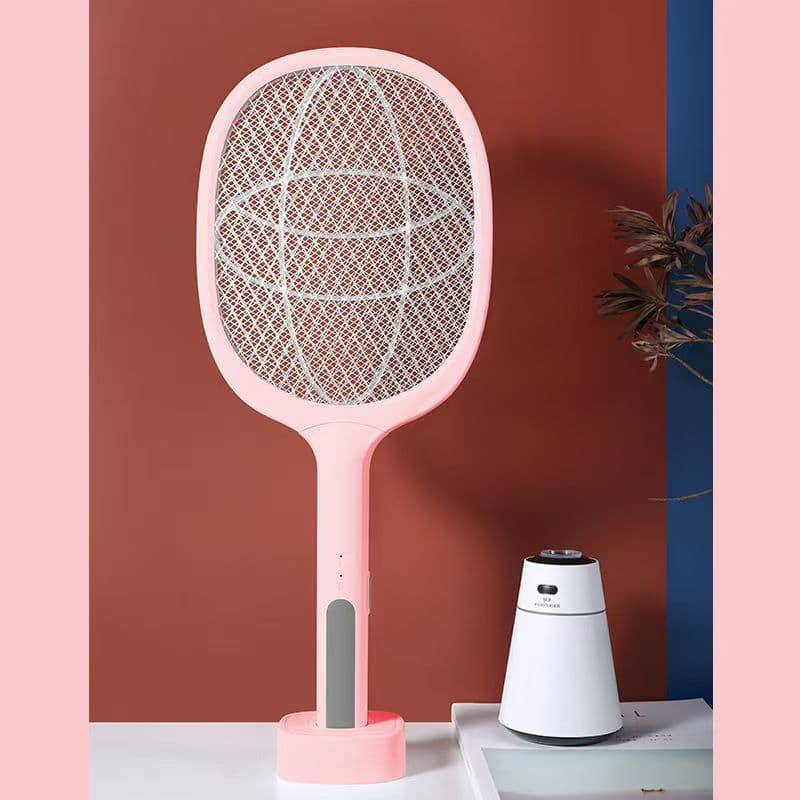Electric Mosquito Swatter Charging Type for Home Use, Powerful 2-in-1 Mosquito Killer with Battery and Light, for Mosquitoes and Flies