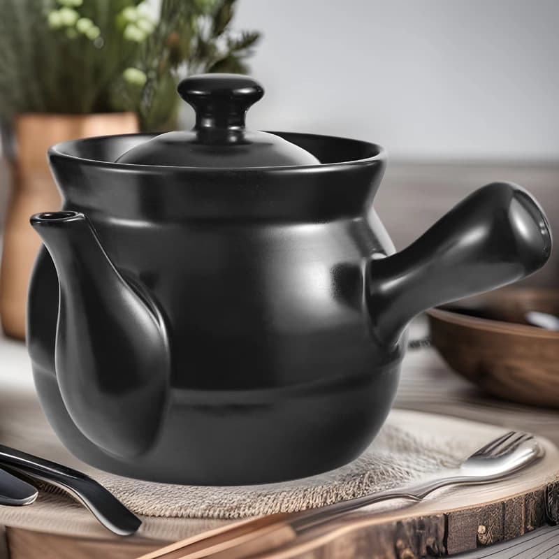 Cooking medicine casserole old-fashioned decoction pot open gunpowder jar gas cooking Chinese medicine casserole soup high temperature resistant large