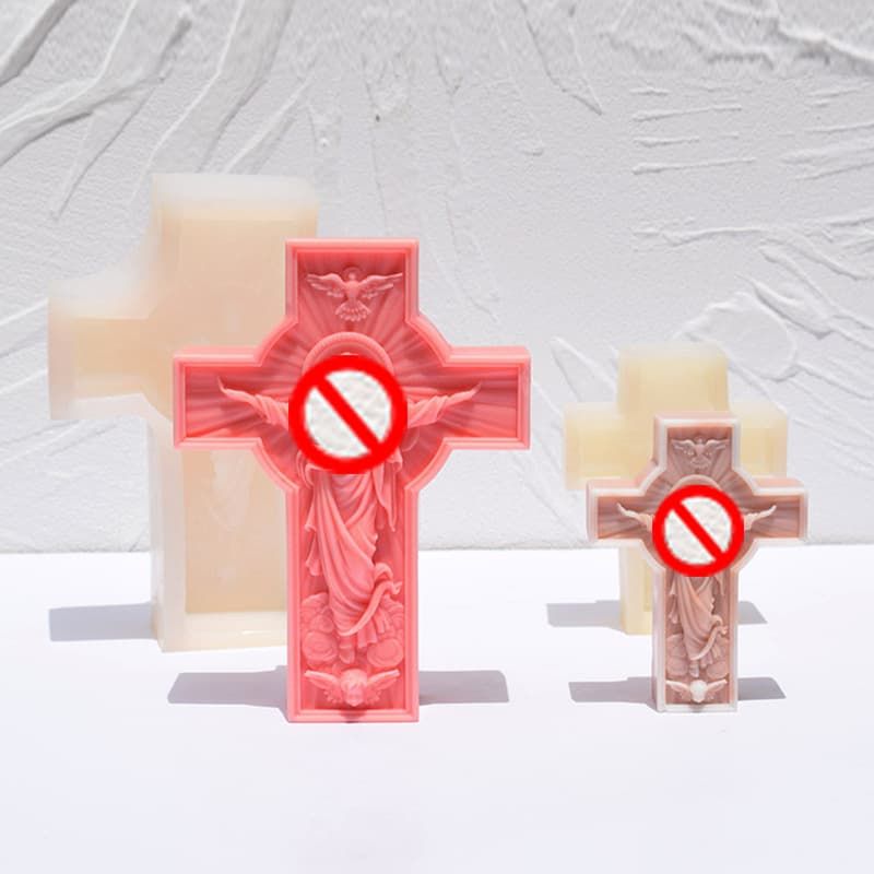 Western Sculpture Figure Scented Candle Silicone Mold Creative Aromatherapy Stone Resin Ornament Handmade Candle Mold