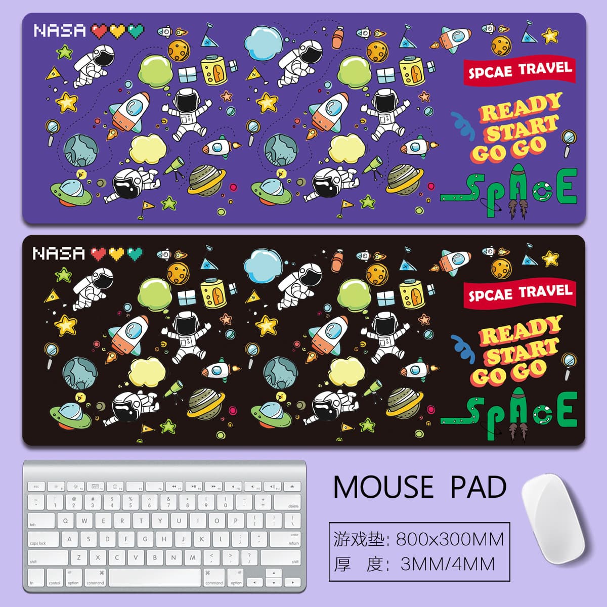 Astronaut Extra Large Gaming Mouse Pad Desk Mat Office Desk Pad Mouse Pad