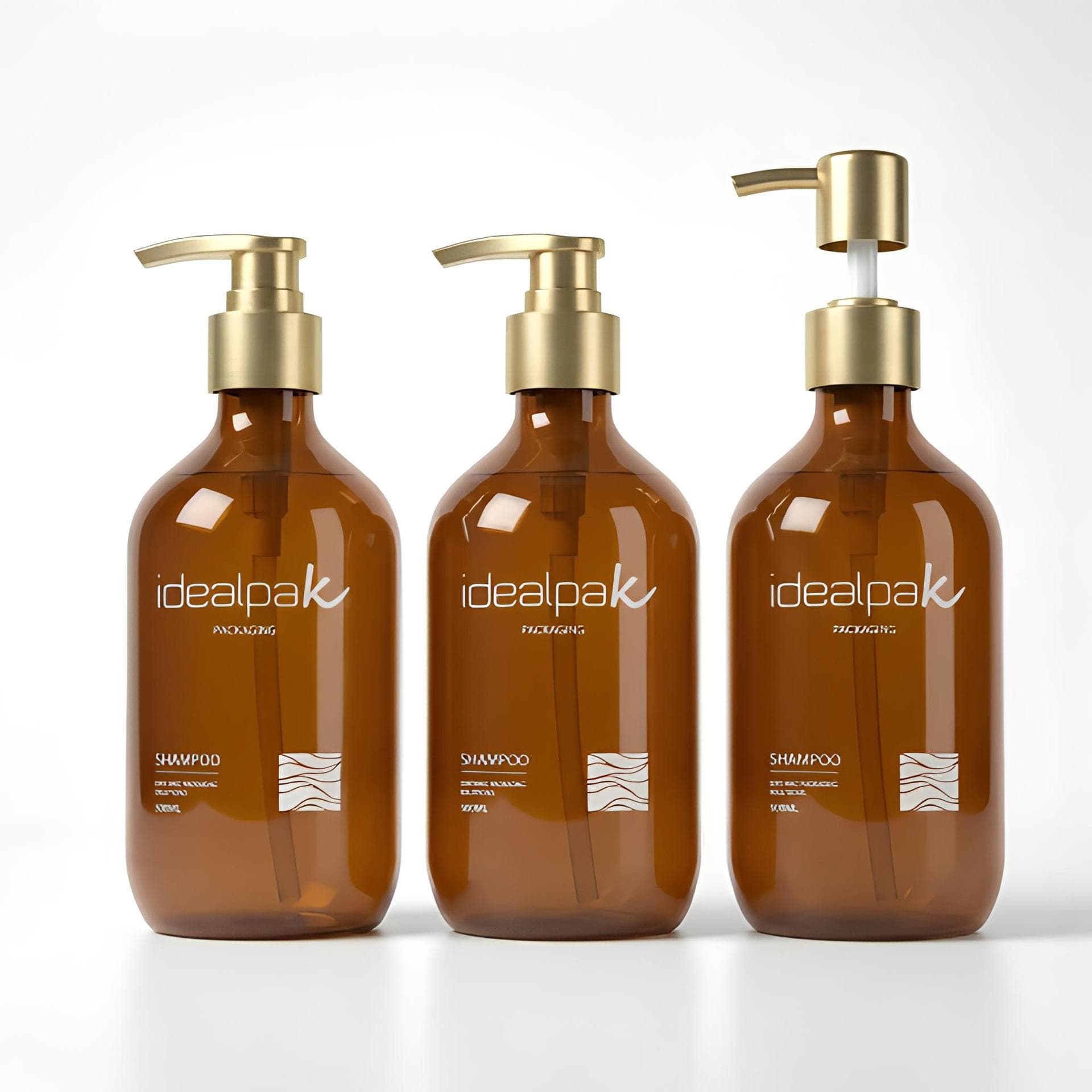 500ml Body Lotion Plastic Bottle PET Press Body Lotion Packaging Material Fragrance Hand Cream Bottle High-End Shampoo Bottle